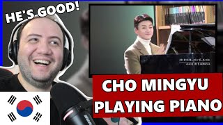 🇰🇷 CHO MINGYU PLAYING PIANO | 포레스텔라 버스킹] 너에게 (조민규 F) | TEACHER PAUL REACTS