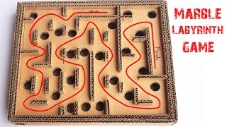 How to Make a Cardboard Box MARBLE LABYRINTH GAME - Teaser Clip