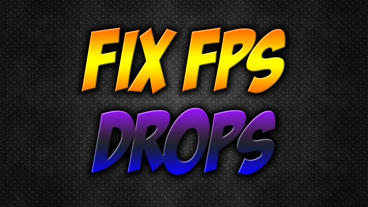 How To Fix FPS Drops/Stuttering In Every Game (SOLVED) - YouTube