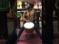 Sound Check for Mali djembe