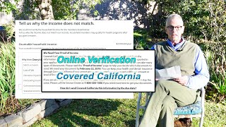 Covered California Online Income Verification