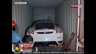 SONA: Smuggled luxury cars na nasabat ng Customs, pinawawasak ni Pres. Duterte