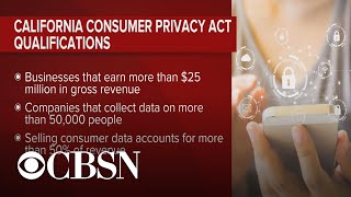 New consumer privacy law takes effect in California
