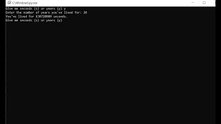 Age In Years Or Seconds In Python With Source Code | Source Code & Projects