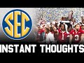 SEC Championship 2023 INSTANT REACTION | Georgia vs. Alabama 2023 | College Football