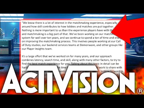WOW! ACTIVISION SAYS SBMM IS REAL… Official Statement Released (Call of Duty SBMM)