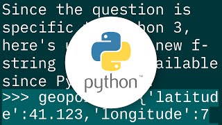 How do I format a string using a dictionary in python-3.x?