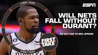 The Nets won't fall off a cliff without Kevin Durant - Stephen A. | First Take