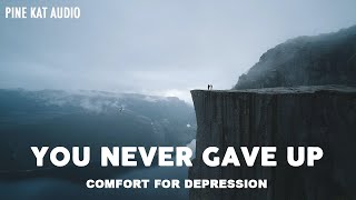 [F4A] Cuddles and Comfort for Depression [SOFT SPOKEN][RAIN SOUNDS]