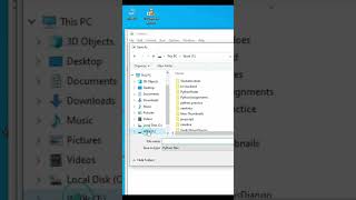 how to create and run python script using python IDLE #shorts #firstpythonprogram #coding #pythnidle