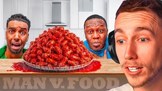 MINIMINTER REACTS TO MAN VS FOOD: EXTREME EDITION