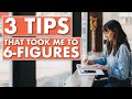 THREE Tips to Grow a Six-Figure Creative Business!