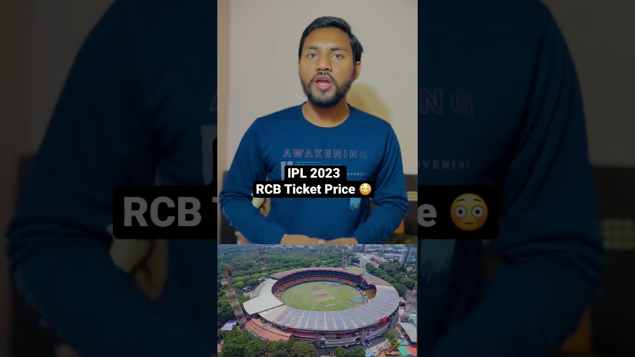 How To The IPL 2023 RCB Ticket Booking | How To The Online IPL 2023 ...