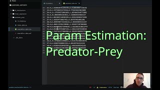 Fitting the Predator-Prey Model to Data (Python)