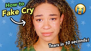How To Cry on Command! (4 FAST & EASY Acting Tips to Fake Cry on Cue!)