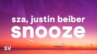 SZA, Justin Beiber - Snooze (Acoustic) (Lyrics)