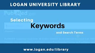 Selecting Keywords and Subject Terms