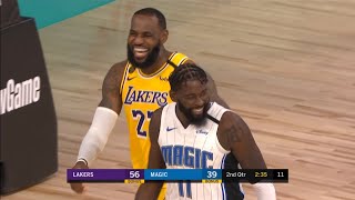 Los Angeles Lakers vs Orlando Magic - Scrimmage - 1st Half Highlights | NBA Restart