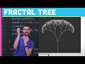 Coding Challenge #14: Fractal Trees - Recursive