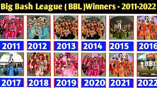 BBL All Season Winners List 2011-2021| BBL All Winners List | Big Bash League Winners List 2011-2021