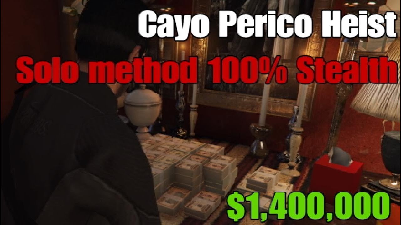 GTA Online Cayo Perico Heist SOLO All Secondary Objectives & 100% ...