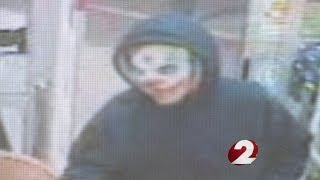 Crime Stoppers looks for clown mask criminal