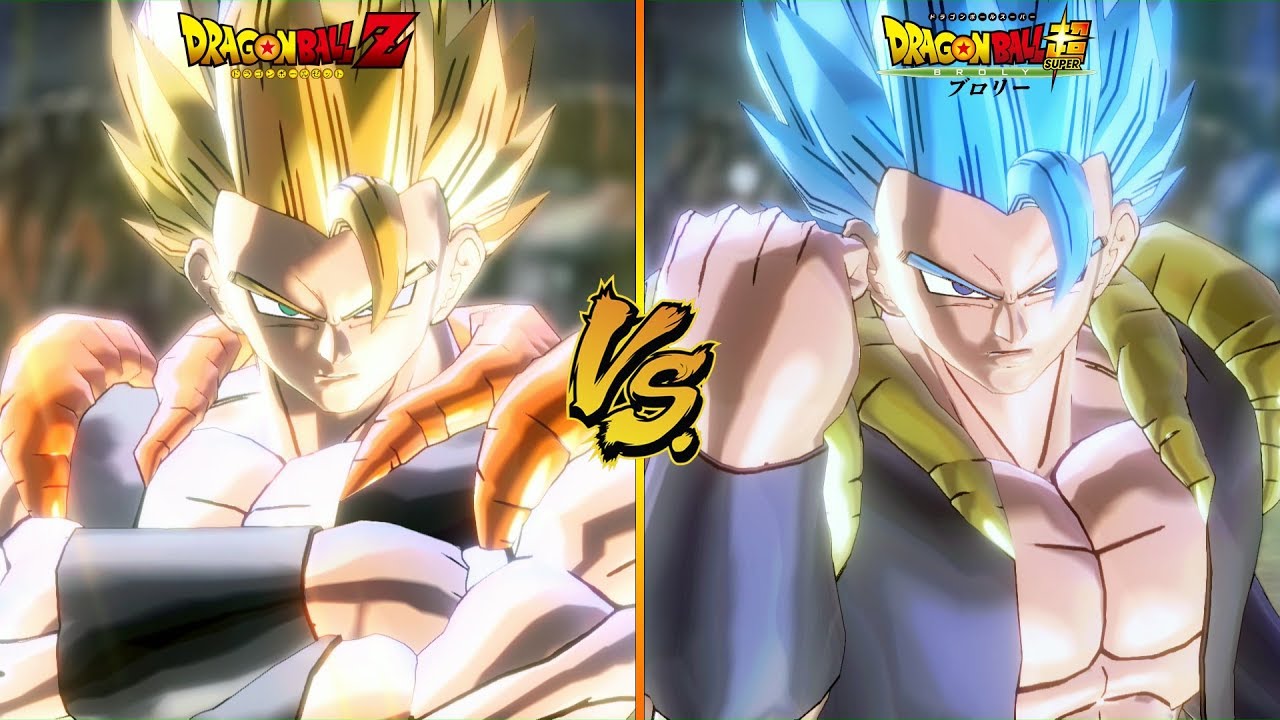 DBZ Gogeta Vs DBS Gogeta | Side By Side Comparison! - Dragon Ball ...