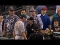 Melvin, Punto ejected following strikeout