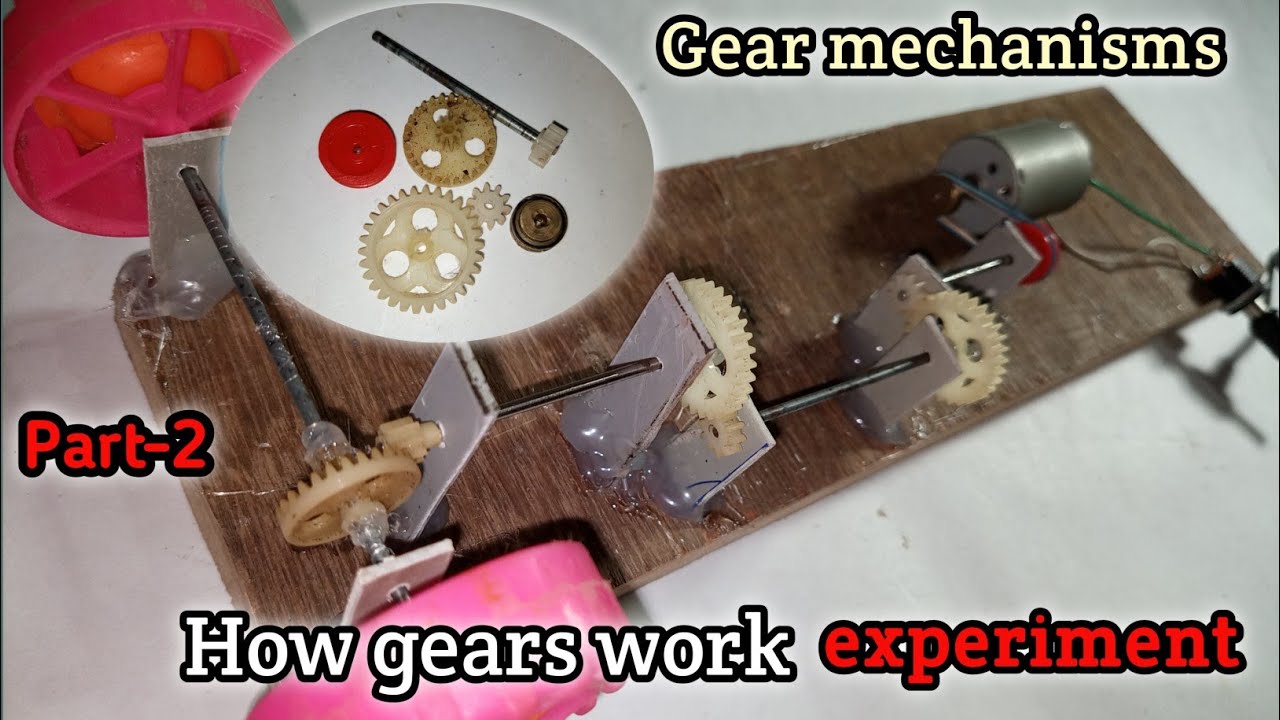 How To Rotate A Wheel By Gears And Motor How Gears Work Gear