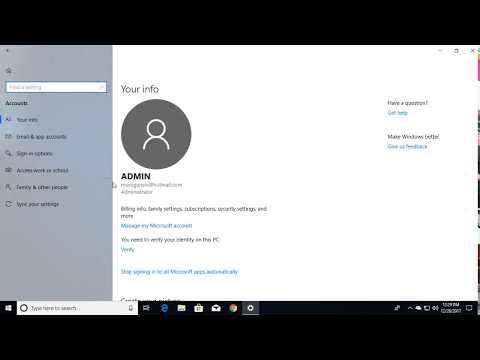 How to Add / Update Security Questions for Local Account : Windows 10