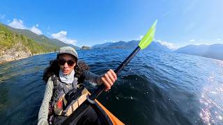 3 Days Solo Sea Kayaking and Camping in Canada