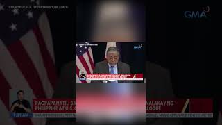 Philippine at U.S. officials, tinalakay ang kapayapaan at seguridad ng bansa #shorts | Unang Balita
