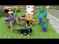 BABY ZOMBIE BOUGHT AN EVIL CAT - Minecraft Animation