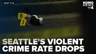 Seattle Police Department data shows drop in city's violent crime in 2024