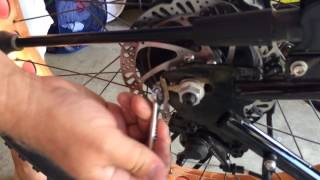 Removing rear wheel sondors ebike