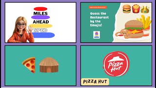 GUESS THE RESTAURANT BY THE EMOJIS, Game/Quiz, Learning, Functional Ed, Community Based Instruction