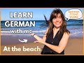 German Travel Vlog: Learn German the Easy Way | Explore the Beach with Me