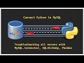 Complete Guide: Connecting MySQL Database with Python using mysql.connector, SQLAlchemy, and Pandas