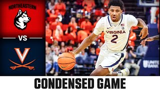Northeastern vs. Virginia Condensed Game | 2023-24 ACC Men’s Basketball