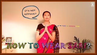 [Ulta Pallu]How to wear Sari?, 인도 사리 입는 방법