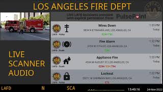 23 Aug 2022 Lafd Los Angeles Fire Department Archived Live Scanner