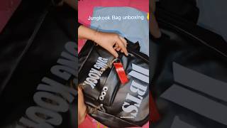 Jungkook BTS Bag Unboxing🫰💜 gifted to my cousin✨ #bts #btsunboxing #meesho #shorts
