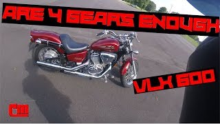 Are 4 Gears Enough for the Honda Shadow 600? | Motovlog