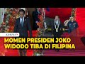 Momen Presiden Joko Widodo Tiba di Filipina Disambut Menlu hingga Para Dubes