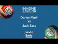 World Indoor Bowls Championship 2024 Darren Weir vs Jack East - Day 16 Match 2