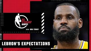 What are LeBron James' expectations for himself this season? | NBA Today