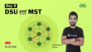 DSU and MST | 21 Days to Code - Habit Building Workshop | Siddharth Hazra