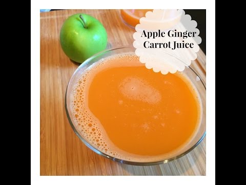 How to make Apple Ginger Carrot Juice using a Vitamix Blender How to make Apple Ginger Carrot Juice using a Vitamix Blender