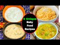 Baby Food Recipes For 1-4 Years | 4 Healthy Baby Food | Healthy Food Bites