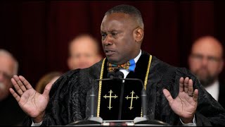 Carter Pastor Tony Lowden delivers eulogy at funeral service for Rosalynn Carter